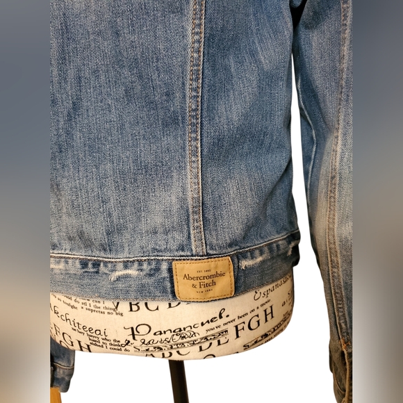 Abercrombie & Fitch Classic Denim Jacket Size:M - Picture 4 of 9